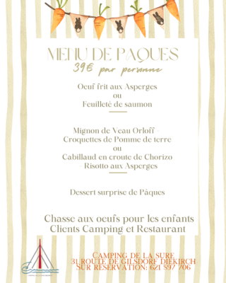 2026 Affiche Menu Pâques