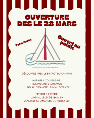 2026 Affiche Ouverture Camping